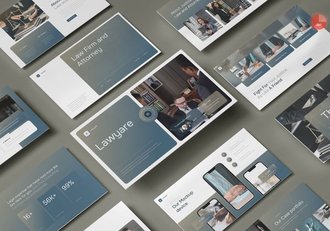 法律与律师服务介绍PPT模板 - 顶尖PPT