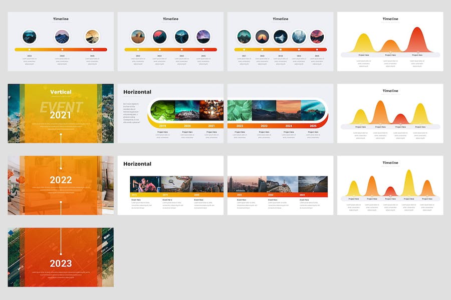 企业发展时间表信息图表PPT模板 - 顶尖PPT