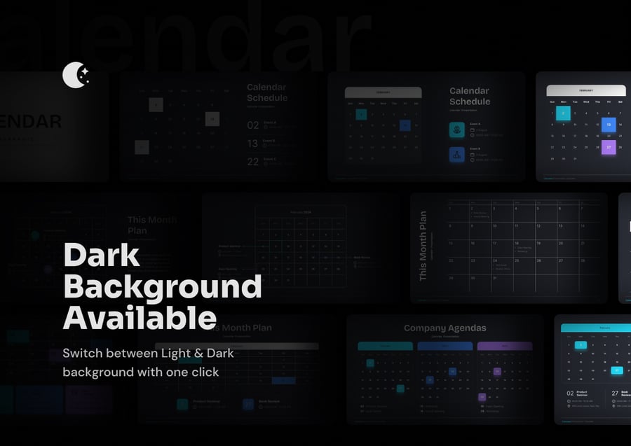 工作时间规划议程图表keynote模板 - 顶尖PPT
