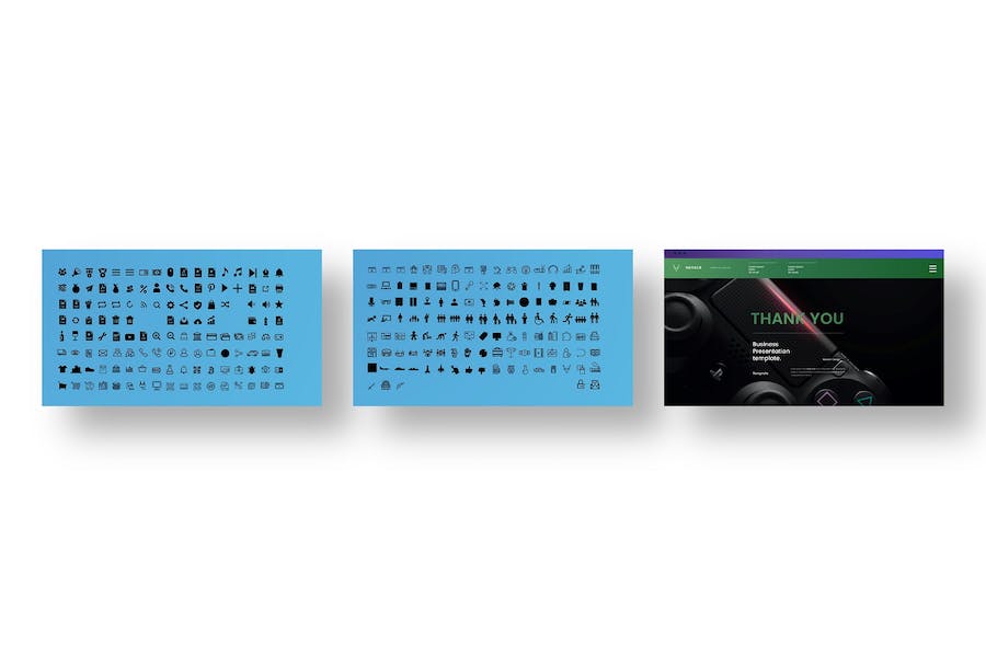 商务风格团队介绍产品展示PPT模板 - 顶尖PPT