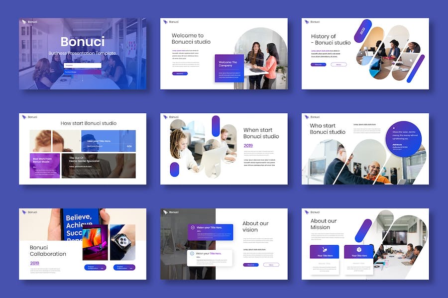 商业企业品牌策略推介Keynote模板 - 顶尖PPT