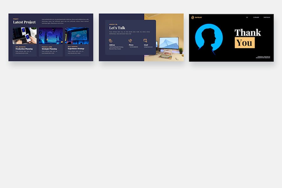商务个人简介keynote模板 - 顶尖PPT