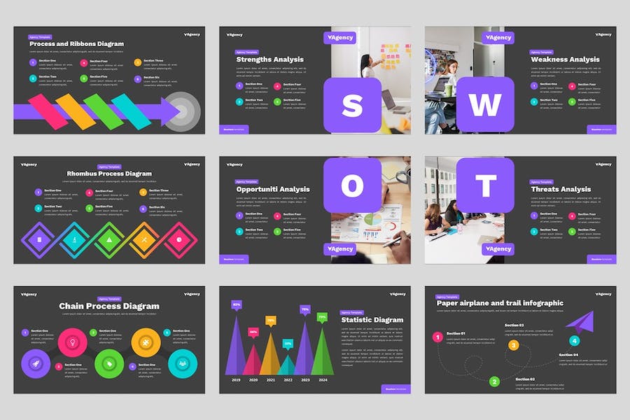 创意商务讲述展示企业战略规划Keynote模板 - 顶尖PPT