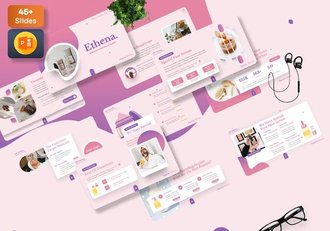 美容护理讲述展示服务方案推介PPT模板 - 顶尖PPT