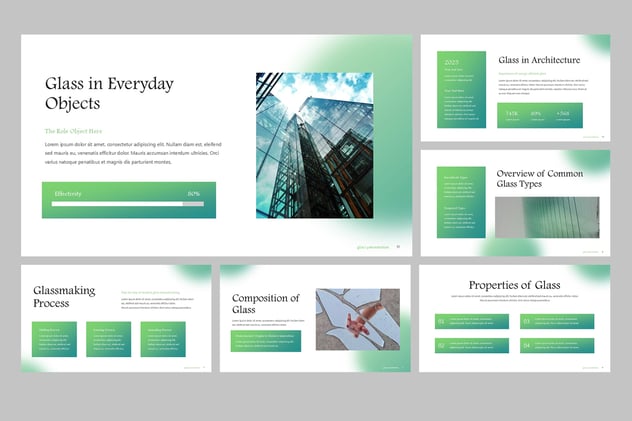 玻璃质感商务风格通用keynote模板 - 顶尖PPT