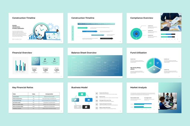 年度报告财务分析经营总结Keynote模板 - 顶尖PPT