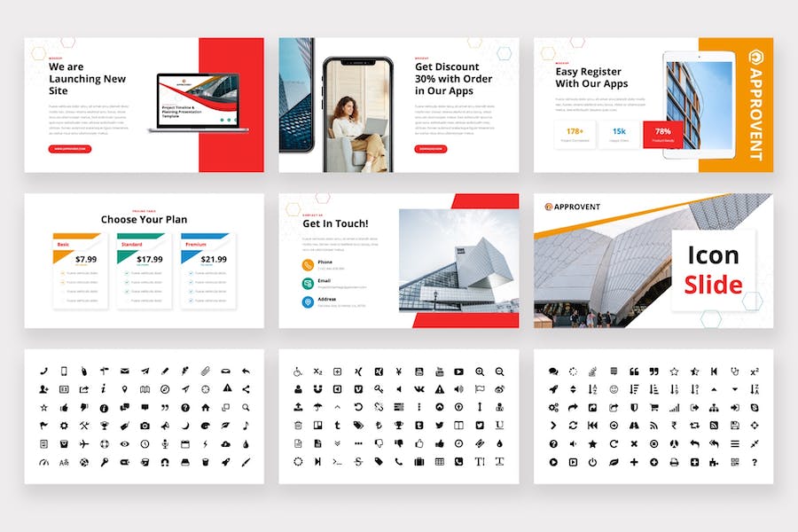 项目批准时间表keynote模板 - 顶尖PPT
