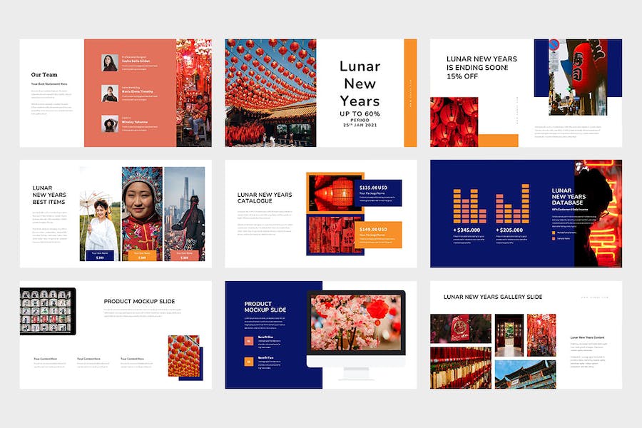 中国农历新年文化习俗国际传播推广PPT模板 - 顶尖PPT