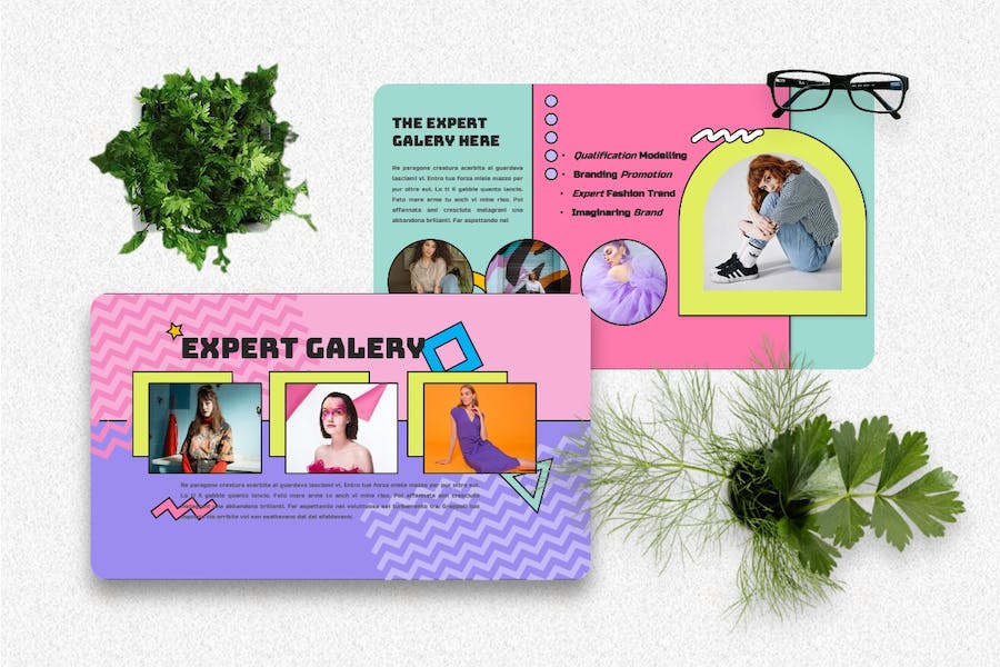 90后时尚趋势分析研究Keynote模板 - 顶尖PPT