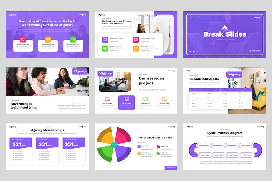 创意商务讲述展示企业战略规划Keynote模板 - 顶尖PPT