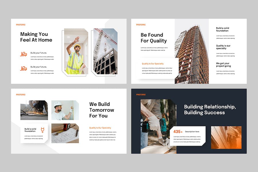 建筑工程施工方案展示PPT模板 - 顶尖PPT