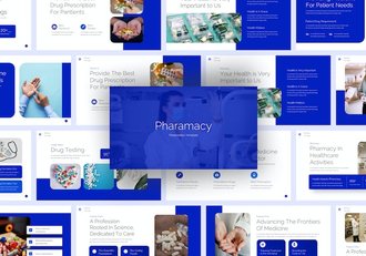 医疗药房医学药品管理服务PPT模板 - 顶尖PPT