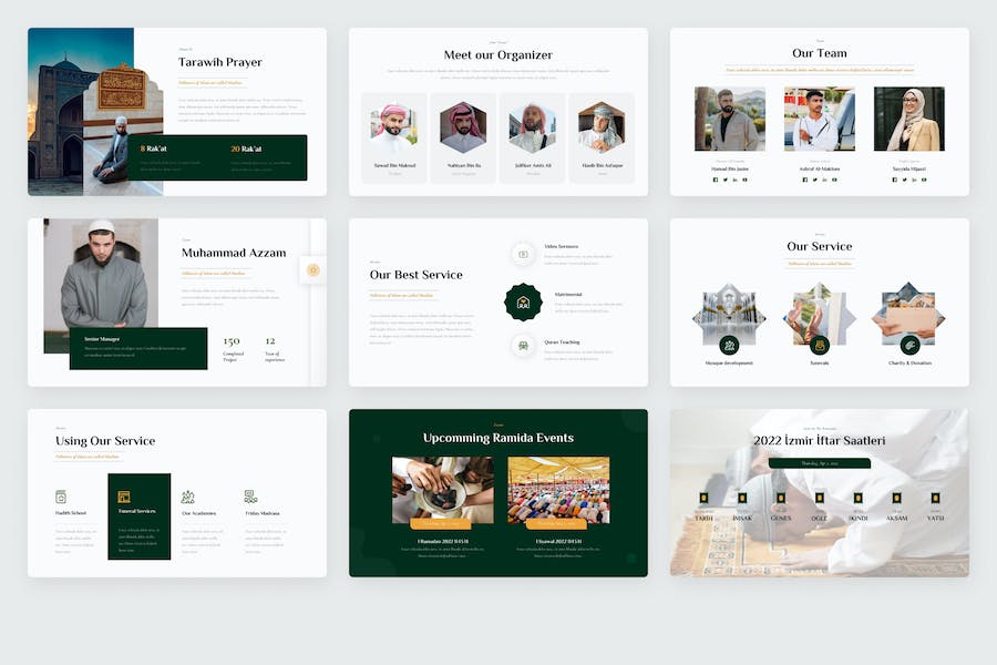 斋月卡里姆主题文化宣传展示PPT模板 - 顶尖PPT