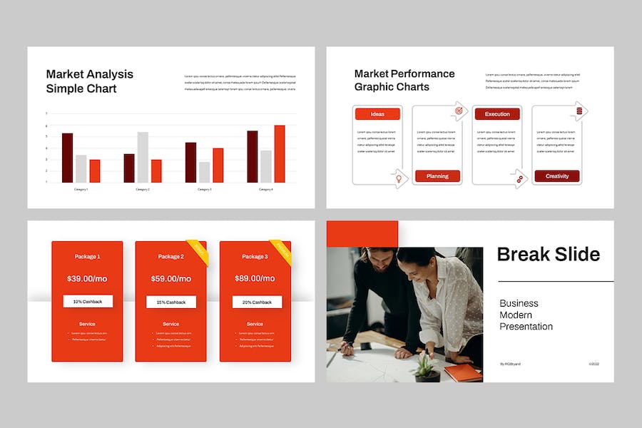 先进现代商业PPT幻灯片 - 顶尖PPT