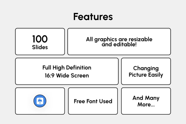 简洁风格流感病毒防控措施keynote模板 - 顶尖PPT