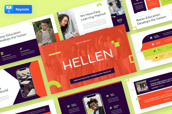 国外教育主题演讲Keynote模板 - 顶尖PPT