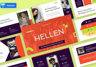 国外教育主题演讲Keynote模板 - 顶尖PPT