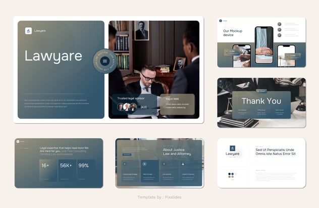 法律与律师服务介绍PPT模板 - 顶尖PPT