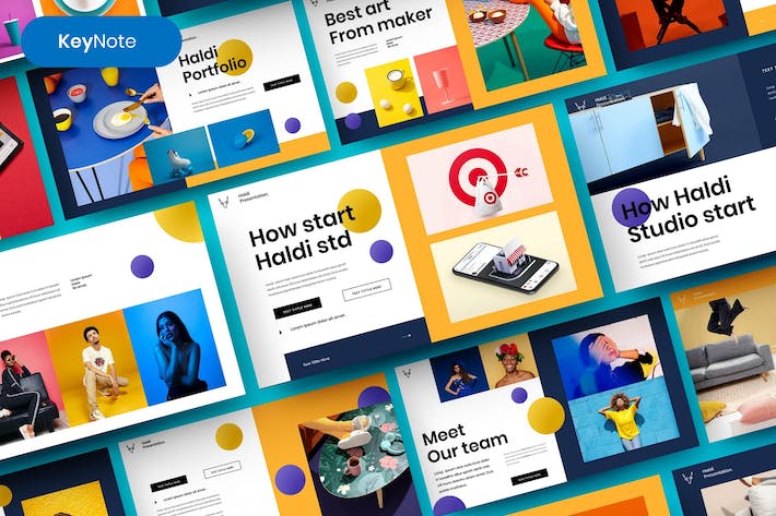 商务企业品牌营销推广Keynote模板 - 顶尖PPT