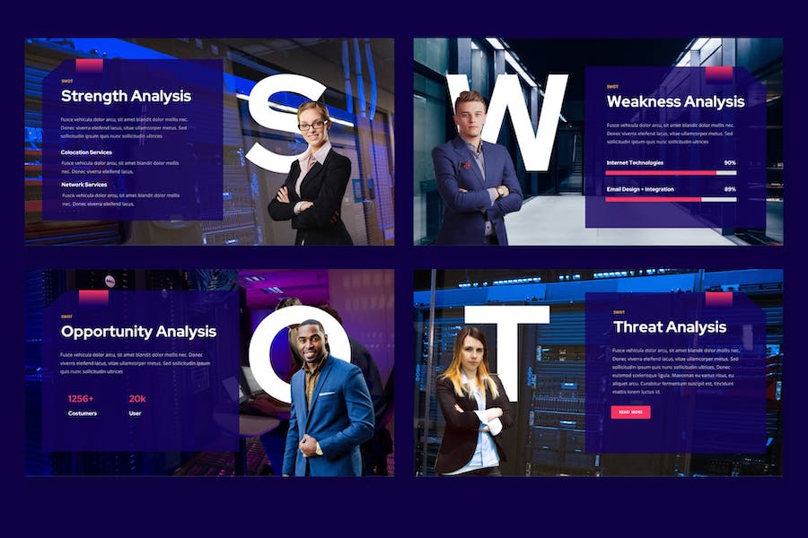 科技数据中心keynote模板 - 顶尖PPT