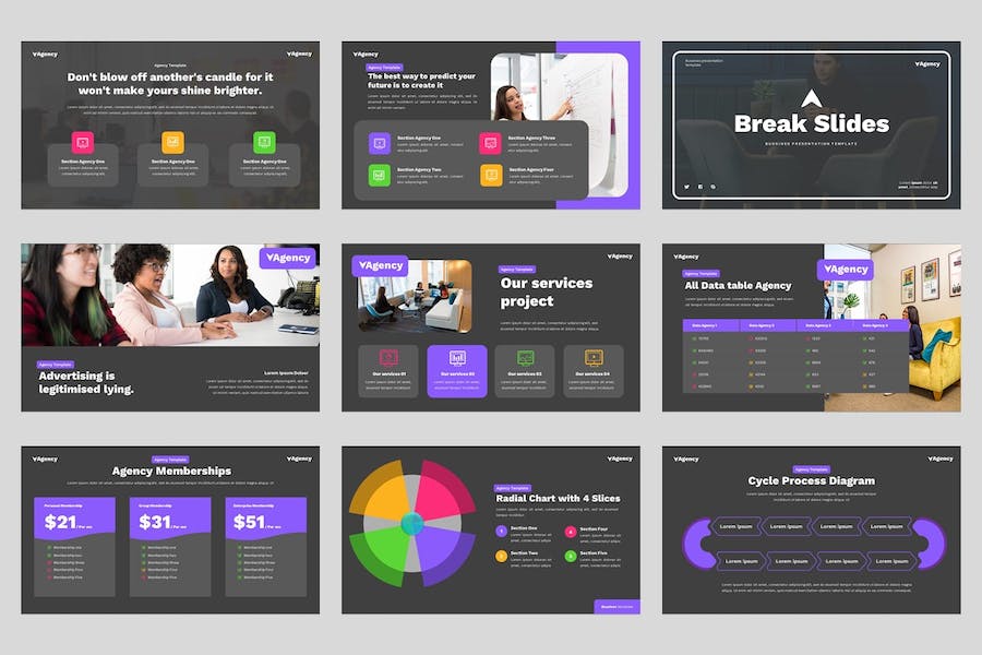 创意商务讲述展示企业战略规划Keynote模板 - 顶尖PPT