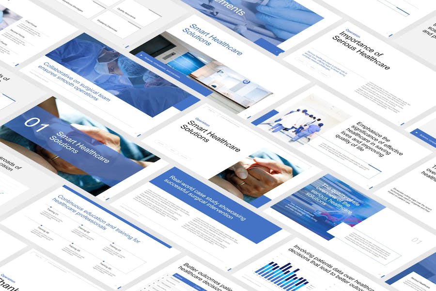 医疗健康运营管理方案PPT模板 - 顶尖PPT