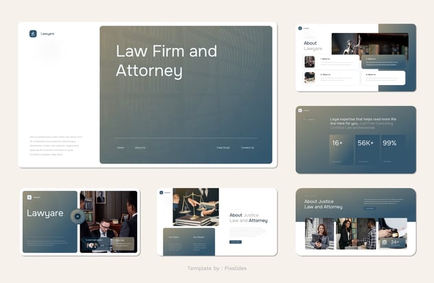 法律与律师服务介绍PPT模板 - 顶尖PPT