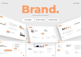 品牌指南方案规划keynote模板 - 顶尖PPT