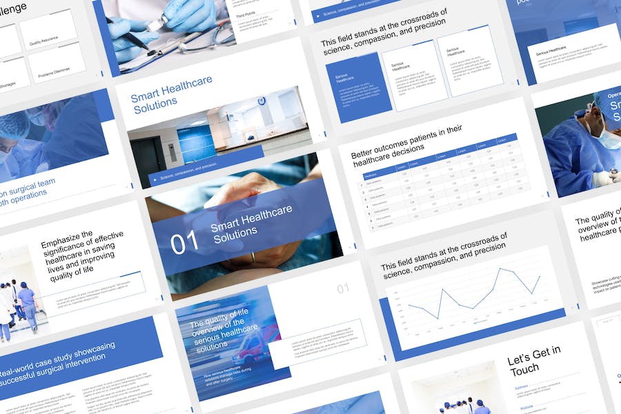 医疗健康运营管理方案PPT模板 - 顶尖PPT