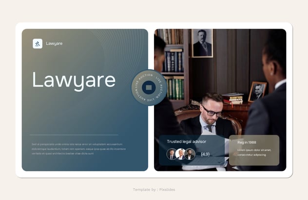 法律与律师服务介绍PPT模板 - 顶尖PPT