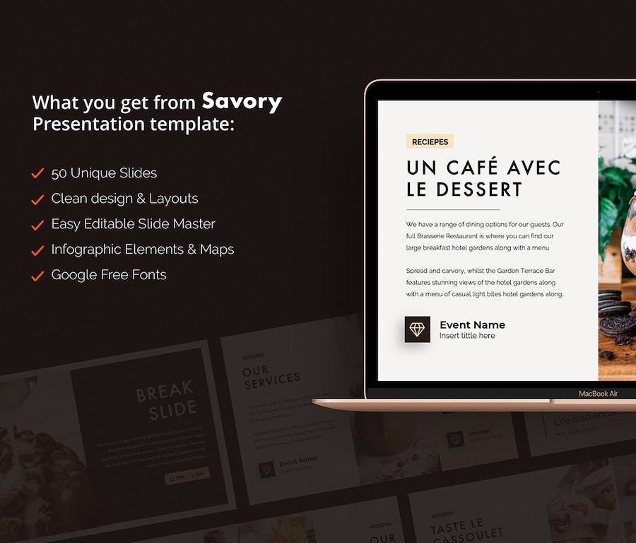 餐厅介绍品牌推广运营规划展示PPT模板 - 顶尖PPT