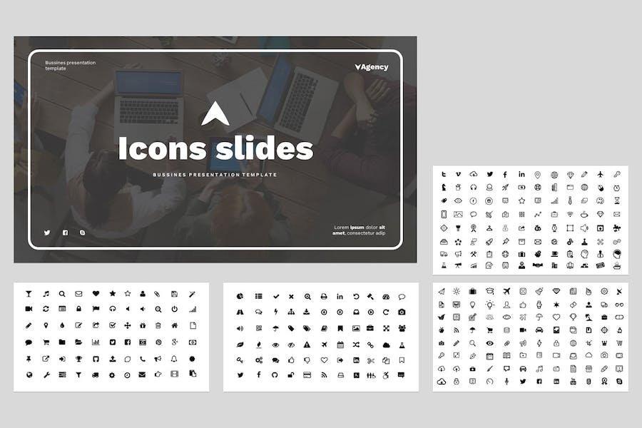 创意商务讲述展示企业战略规划Keynote模板 - 顶尖PPT