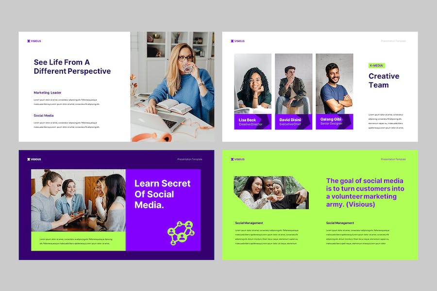 社交媒体内容营销推广策略方案PPT模板 - 顶尖PPT