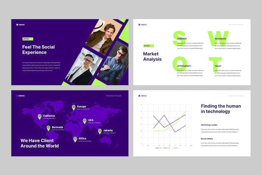 社交媒体内容营销推广策略方案PPT模板 - 顶尖PPT