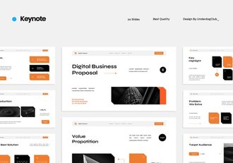 商业数字化转型方案演讲Keynote模板 Retry - 顶尖PPT