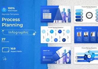 流程规划主题Keynote模板 - 顶尖PPT