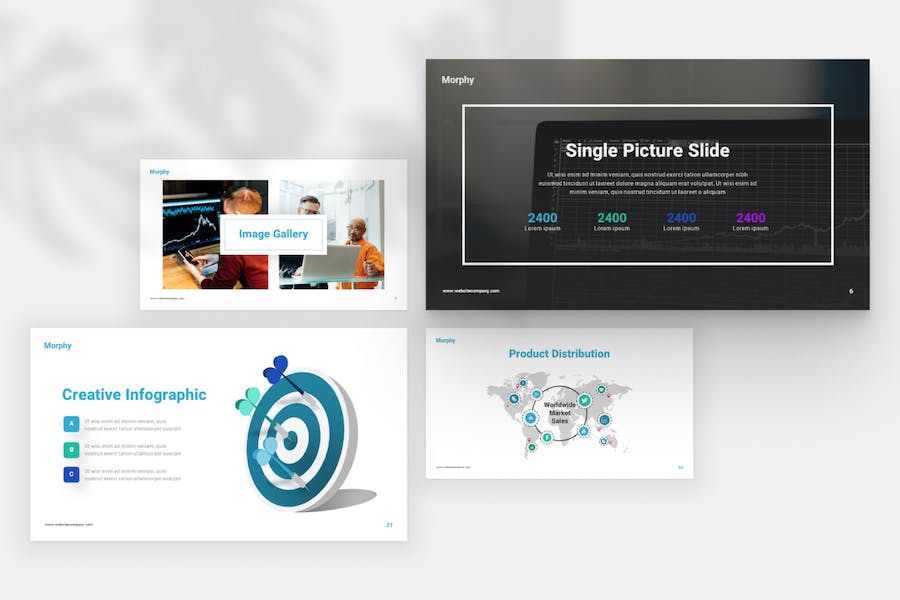 蓝色商务动画keynote模板 - 顶尖PPT