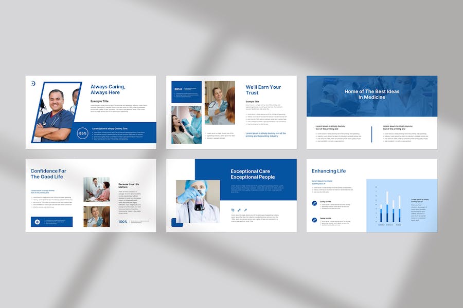 医疗诊疗展示演示方案PPT模板 - 顶尖PPT