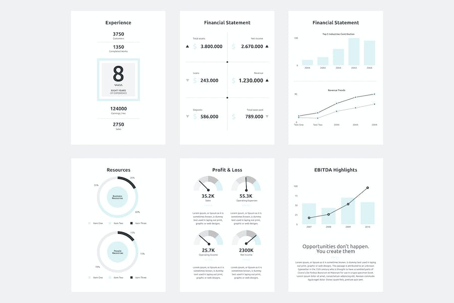 年度财务业绩报告PPT模板 - 顶尖PPT