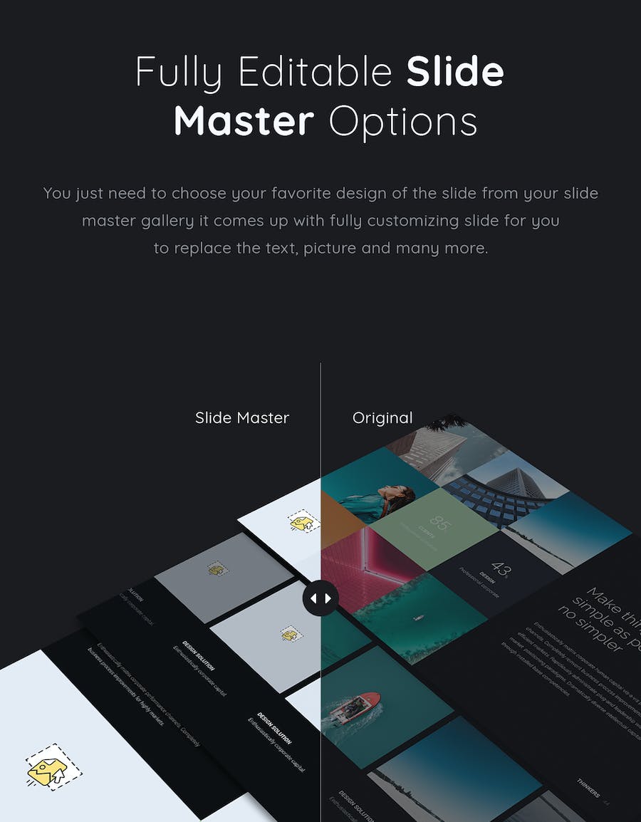 大气营销策划商业计划图片展示PPT模板 - 顶尖PPT