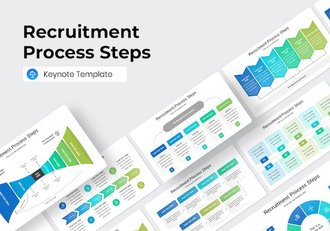 招聘流程人才招聘管理Keynote模板 - 顶尖PPT