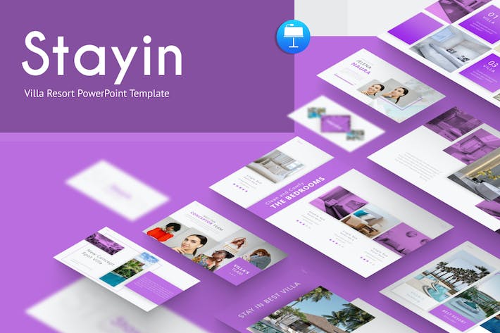 唯美优雅旅游度假风景展示旅游公司宣传keynote模板 - 顶尖PPT