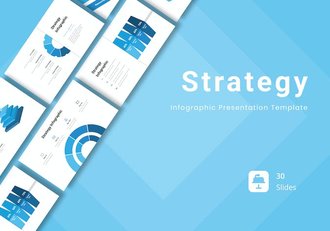 战略分析合作信息图形keynote模板 - 顶尖PPT