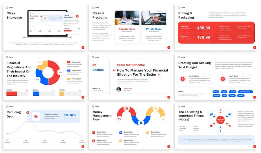 财务规划投资理财方案Keynote模板 - 顶尖PPT