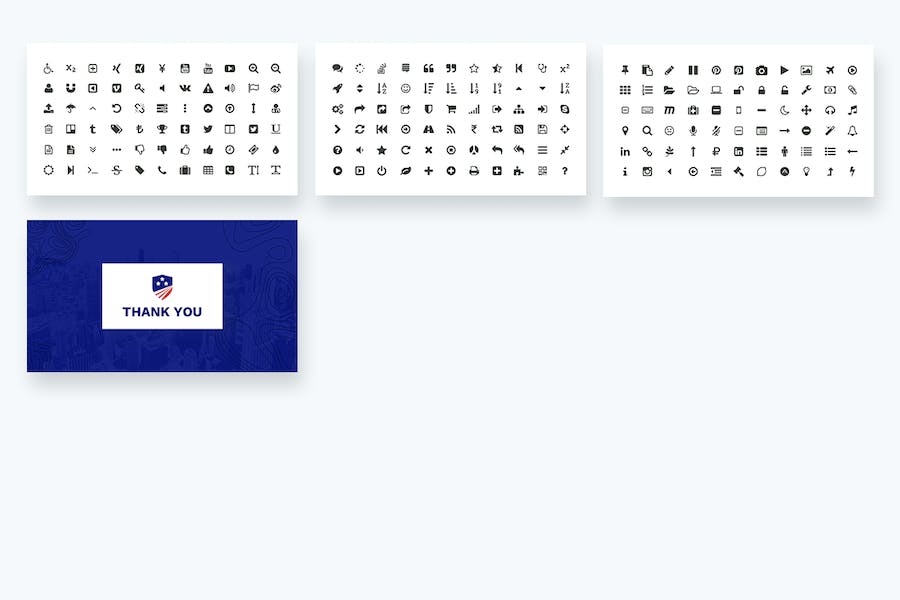欧美政治选举主题keynote模板 - 顶尖PPT