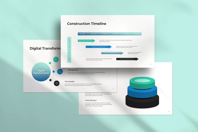 年度报告财务分析经营总结Keynote模板 - 顶尖PPT
