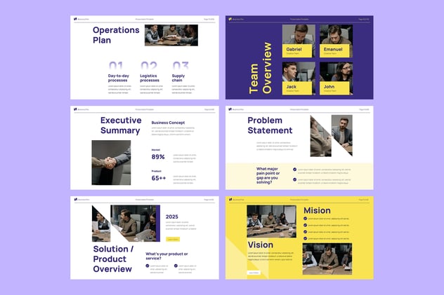 业务计划PPT模板 - 顶尖PPT