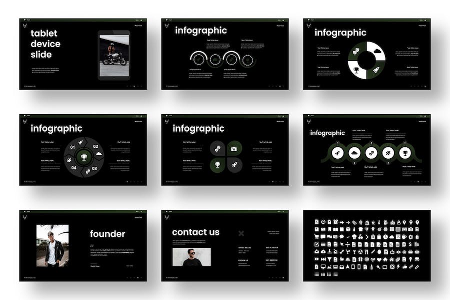 高端大气业务合作产品摄影展示多用途keynote模板 - 顶尖PPT