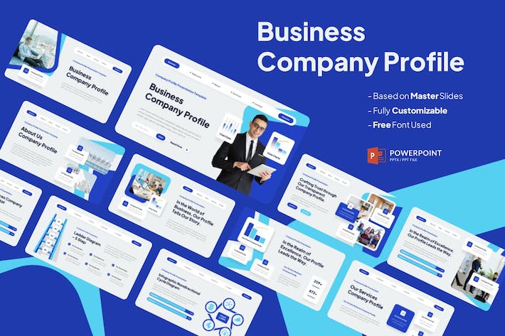 企业公司简介商务介绍PPT模板 - 顶尖PPT