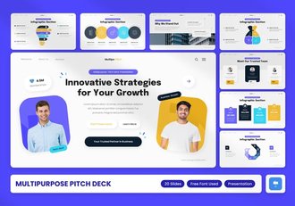 欧美多用数据分析工作计划总结keynote模板 - 顶尖PPT